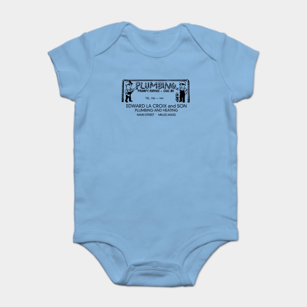 LaCroix Plumbing Baby Bodysuit by pjsignman